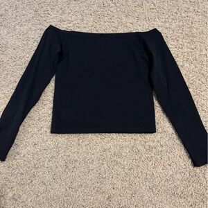 Black Long Sleeve Top